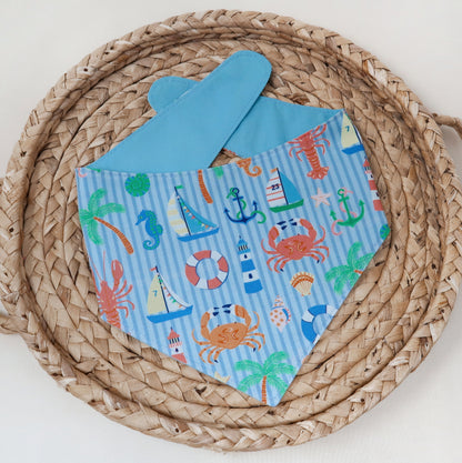 Nautical Seaside Dog Bandana