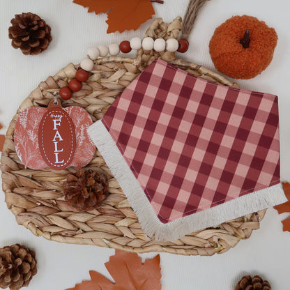 Pink Autumn Doodles Bandana