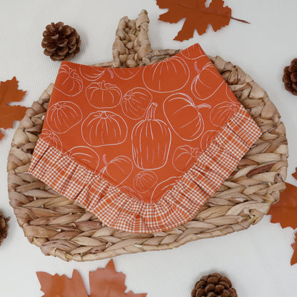 Pumpkin Dog Bandana