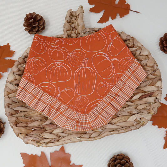 Pumpkin Dog Bandana