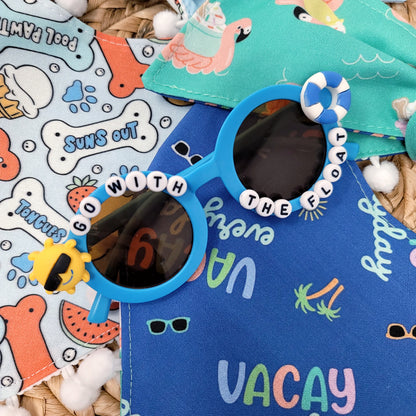 Go With The Float Beaded Sunglasses