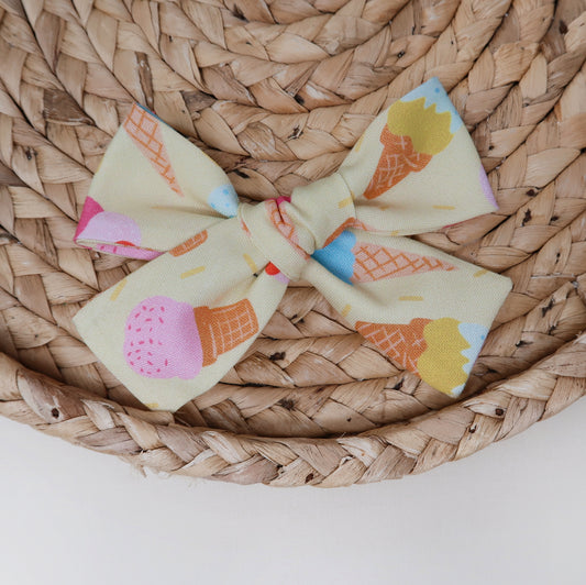 Ice Cream Hair Bow