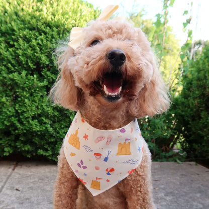 Meet Me At The Beach Dog Bandana