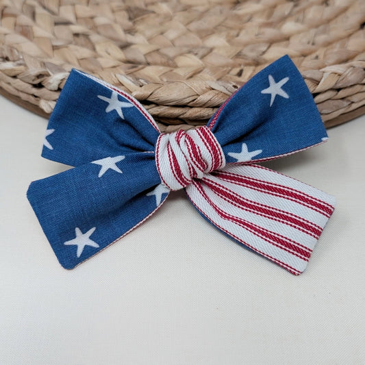Stars and Stripes Hair Bow