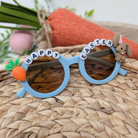 Happy Easter Beaded Sunglasses