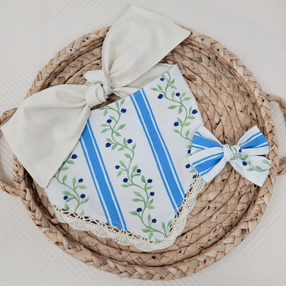 Spring Vine Sailor Hair Bow