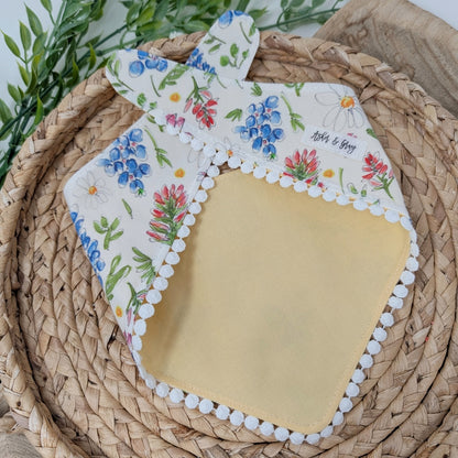 Bluebonnet and Wildflower Dog Bandana