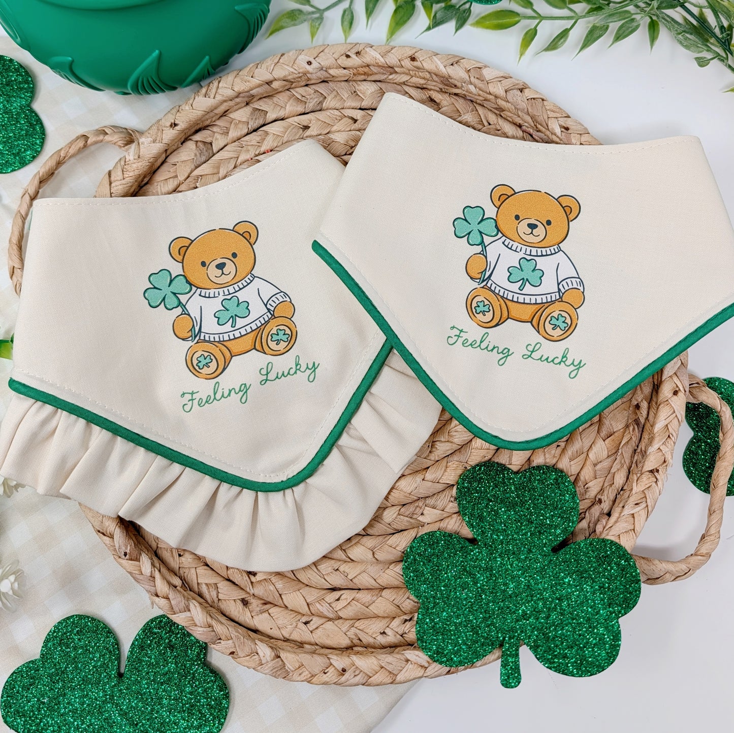 Feeling Lucky St. Patrick's Day Teddy Bear Dog Bandana