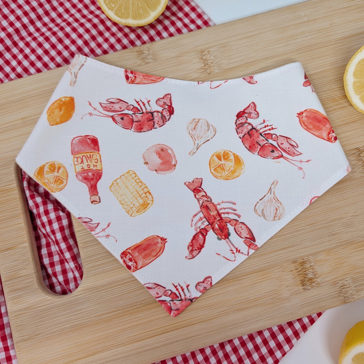 Crawfish Boil Dog Bandana