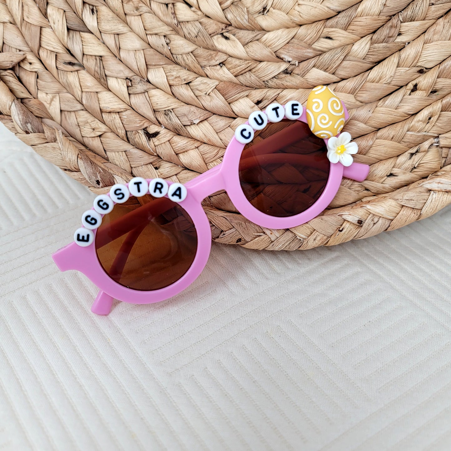 Eggstra Cute Beaded Sunglasses