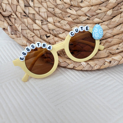 Eggstra Cute Beaded Sunglasses