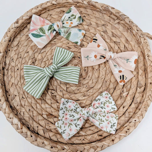 Spring Hair Bow Bundle