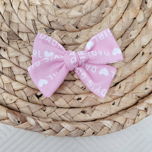 Daddy's Girl Hair Bow