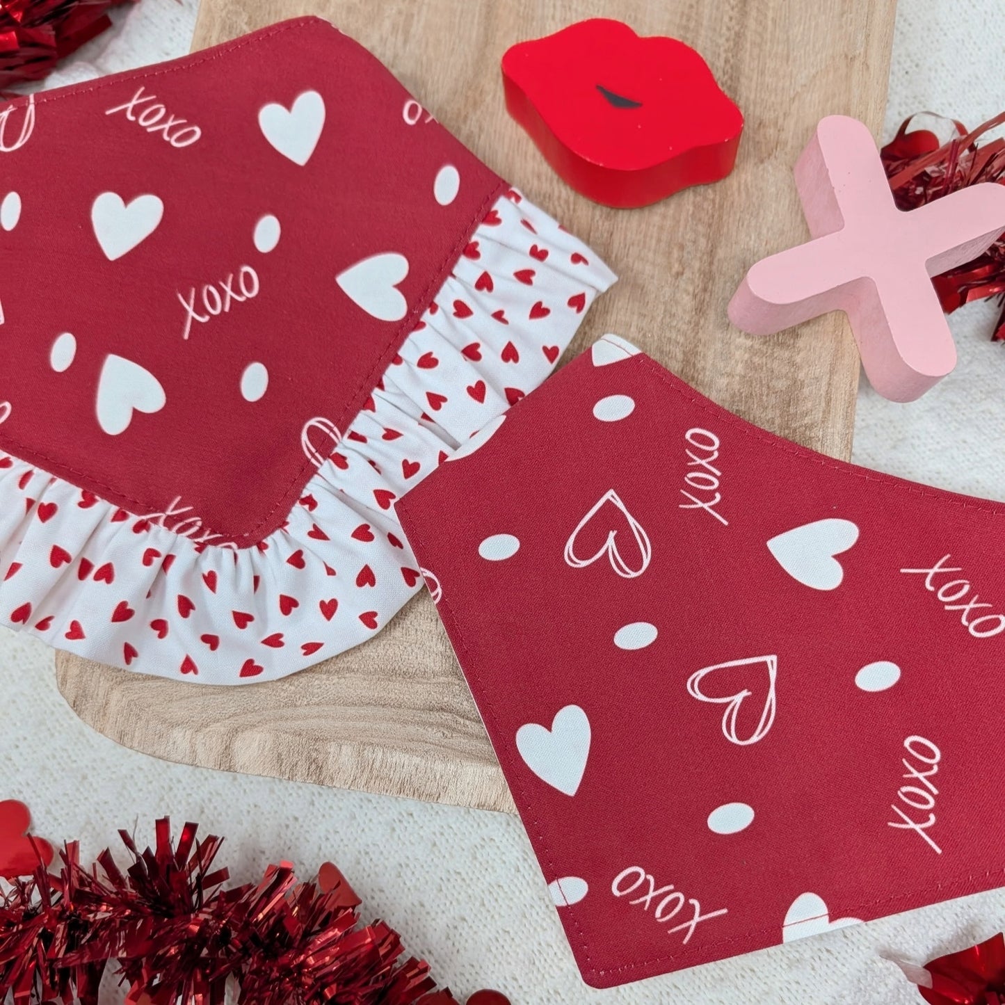 Hugs and Kisses Dog Bandana