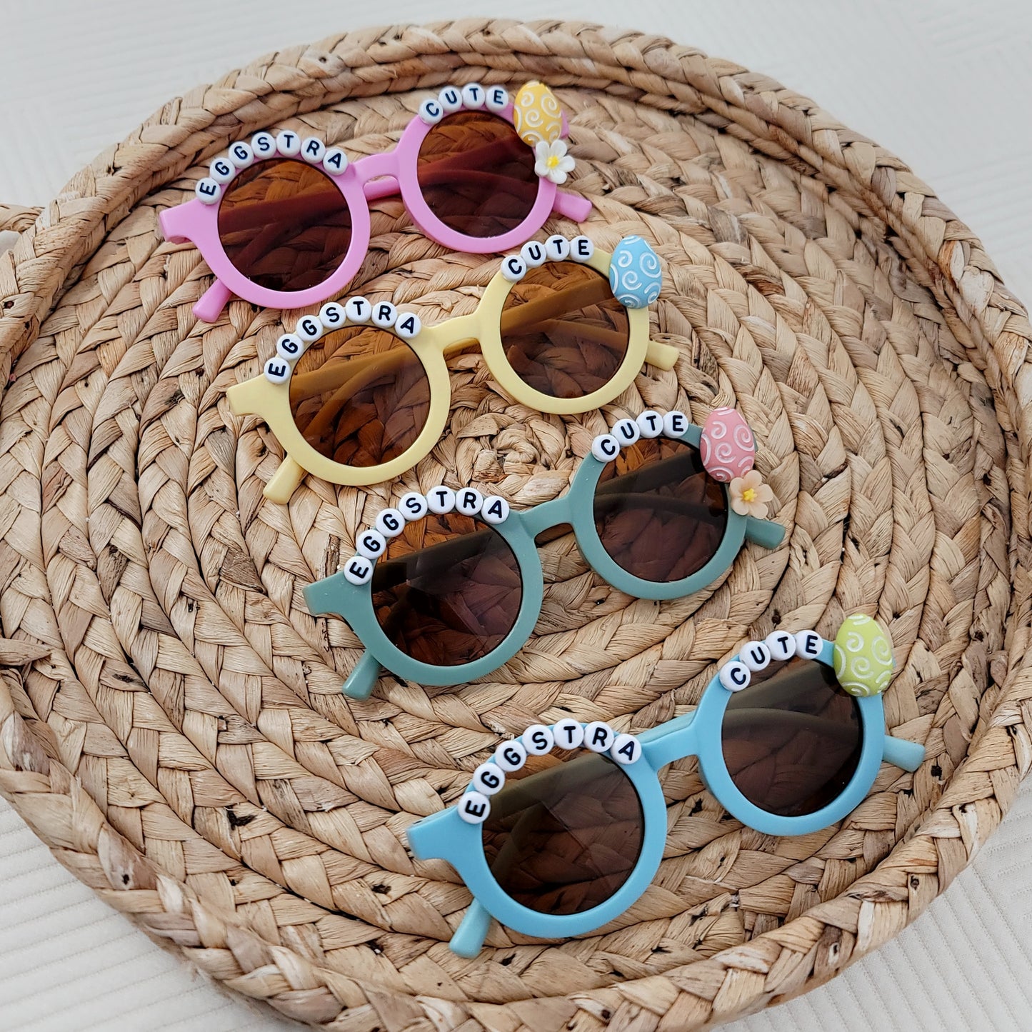 Eggstra Cute Beaded Sunglasses