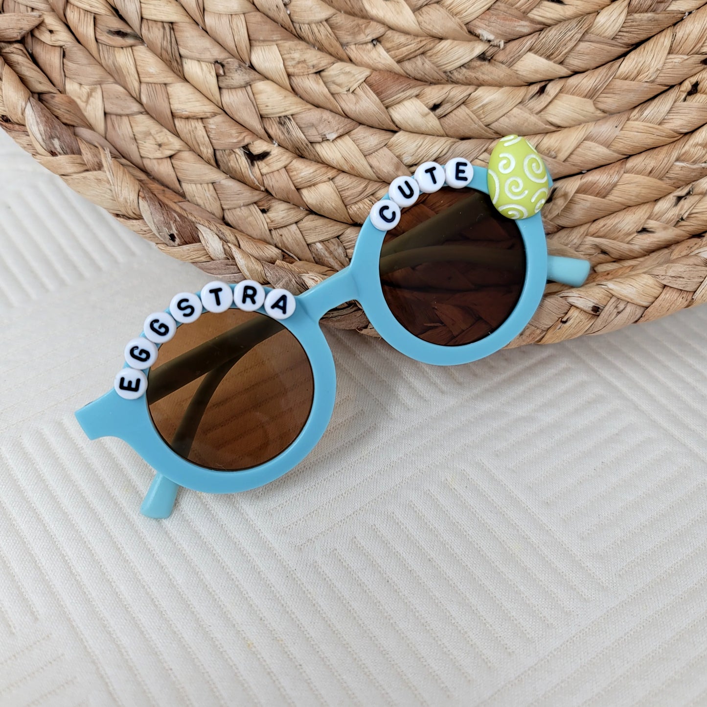 Eggstra Cute Beaded Sunglasses