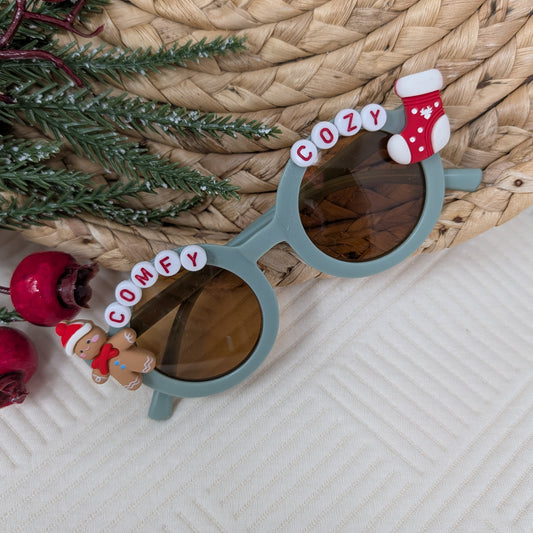 Comfy Cozy Winter Beaded Sunglasses