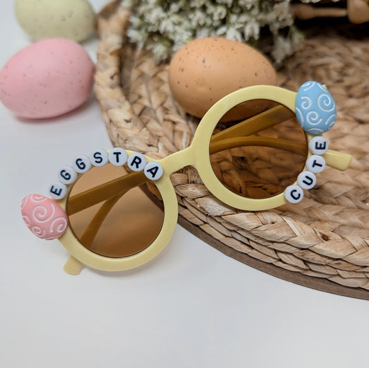 Eggstra Cute Beaded Sunglasses
