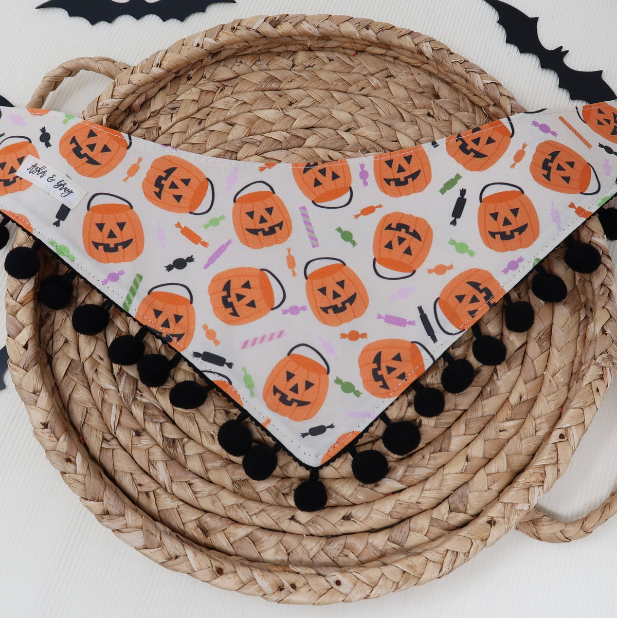Trick or Treat Dog Bandana
